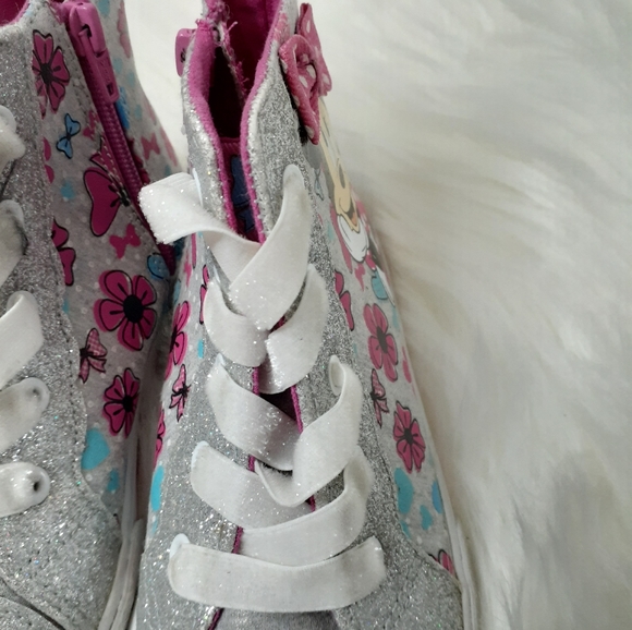 Disney Minnie mouse shoes with sparkles Sz 11 - Picture 7 of 10